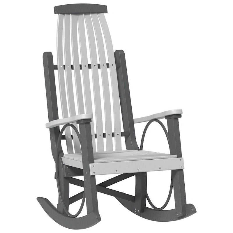 Fauteuil à bascule "Grand-père" en Poly Lumber