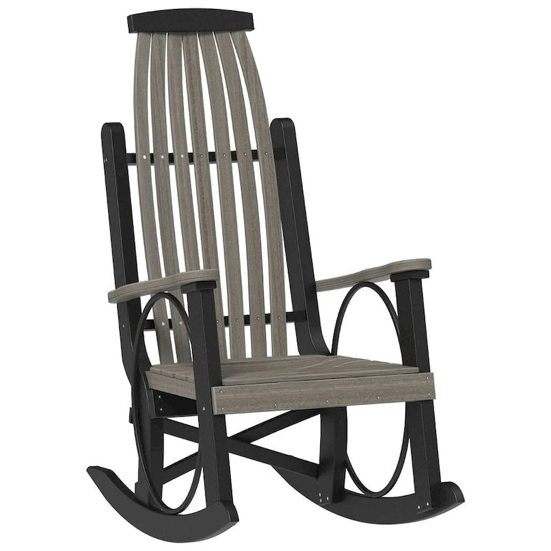 Fauteuil à bascule "Grand-père" en Poly Lumber