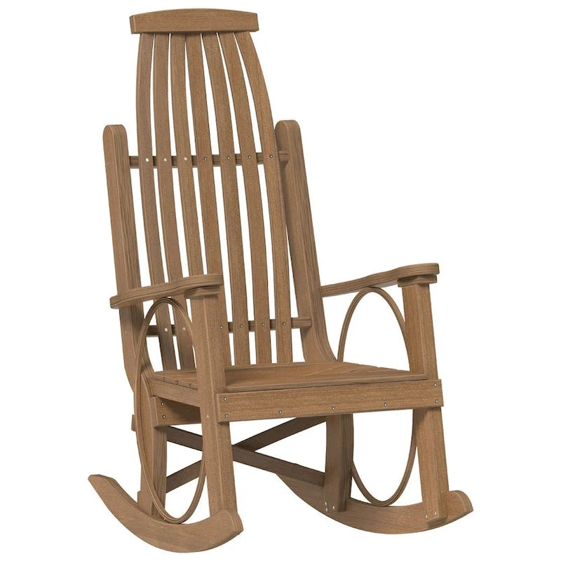 Fauteuil à bascule "Grand-père" en Poly Lumber