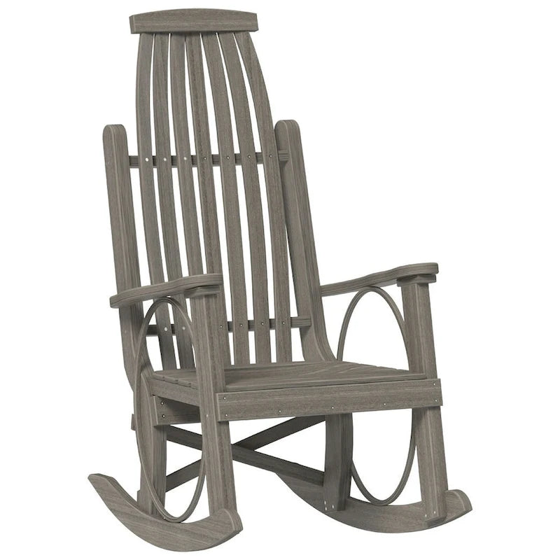 Fauteuil à bascule "Grand-père" en Poly Lumber