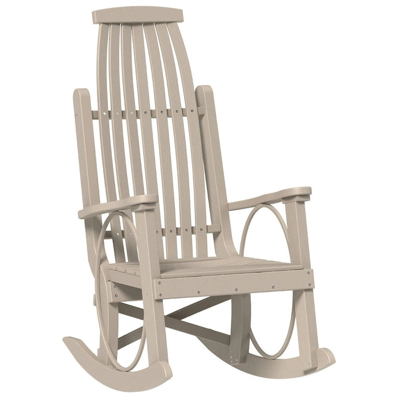 Fauteuil à bascule "Grand-père" en Poly Lumber