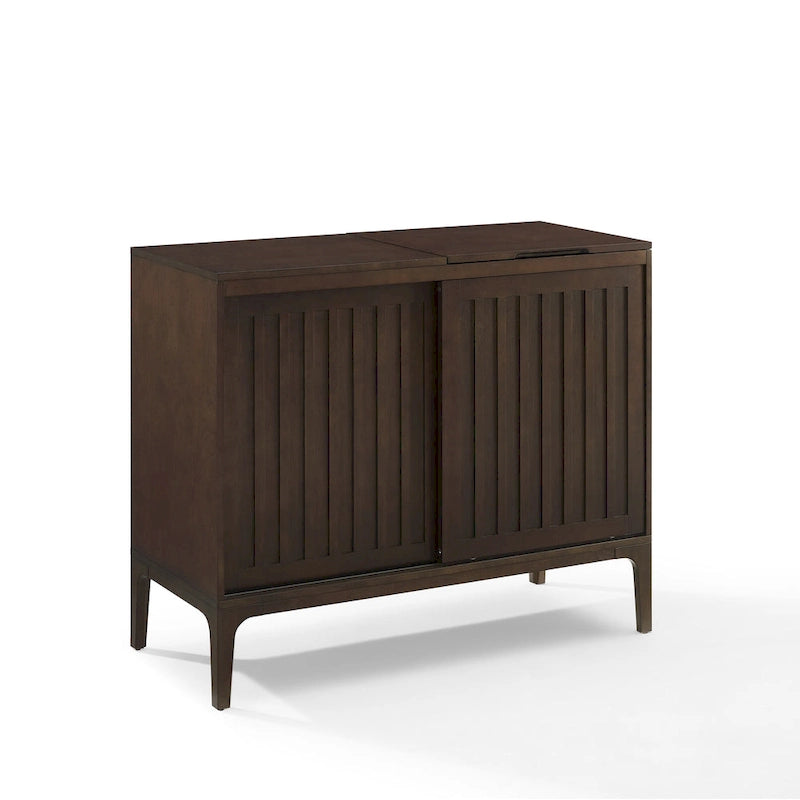 Meuble console de rangement pour disques Crosley Asher