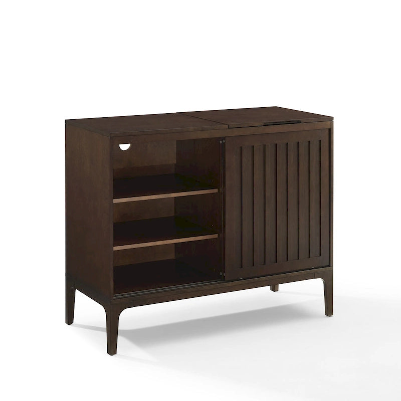 Meuble console de rangement pour disques Crosley Asher