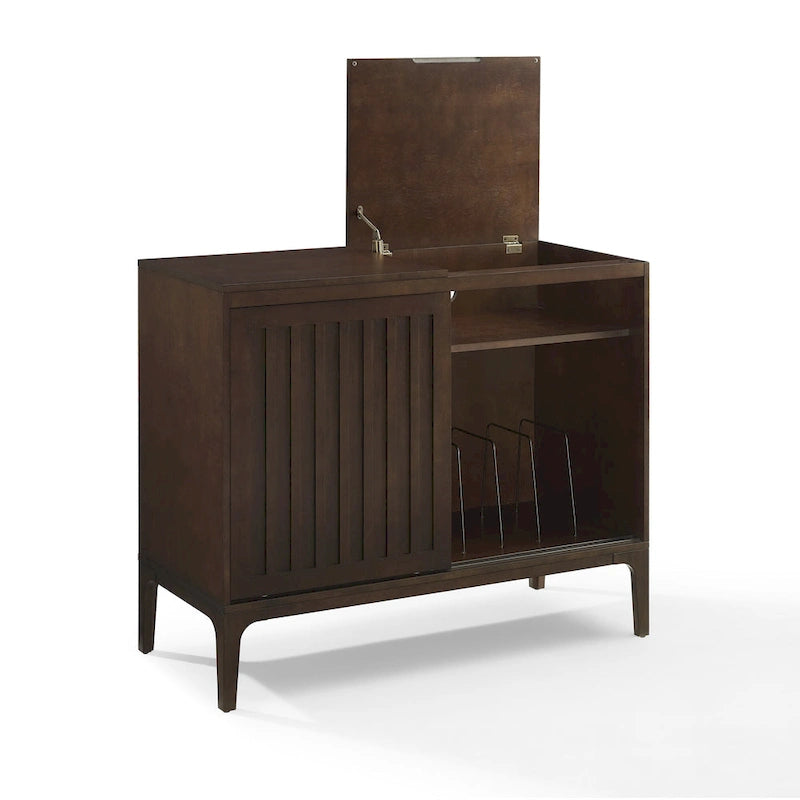 Meuble console de rangement pour disques Crosley Asher