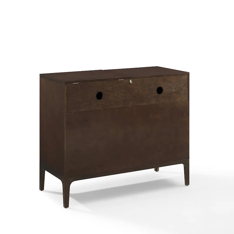 Meuble console de rangement pour disques Crosley Asher