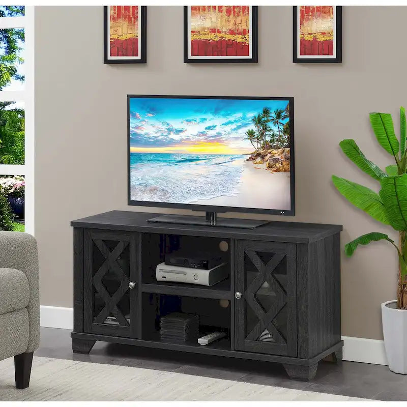 Convenience Concepts Gateway TV Stand with Storage Cabinets and Shelves for TVs up to 55 Inches