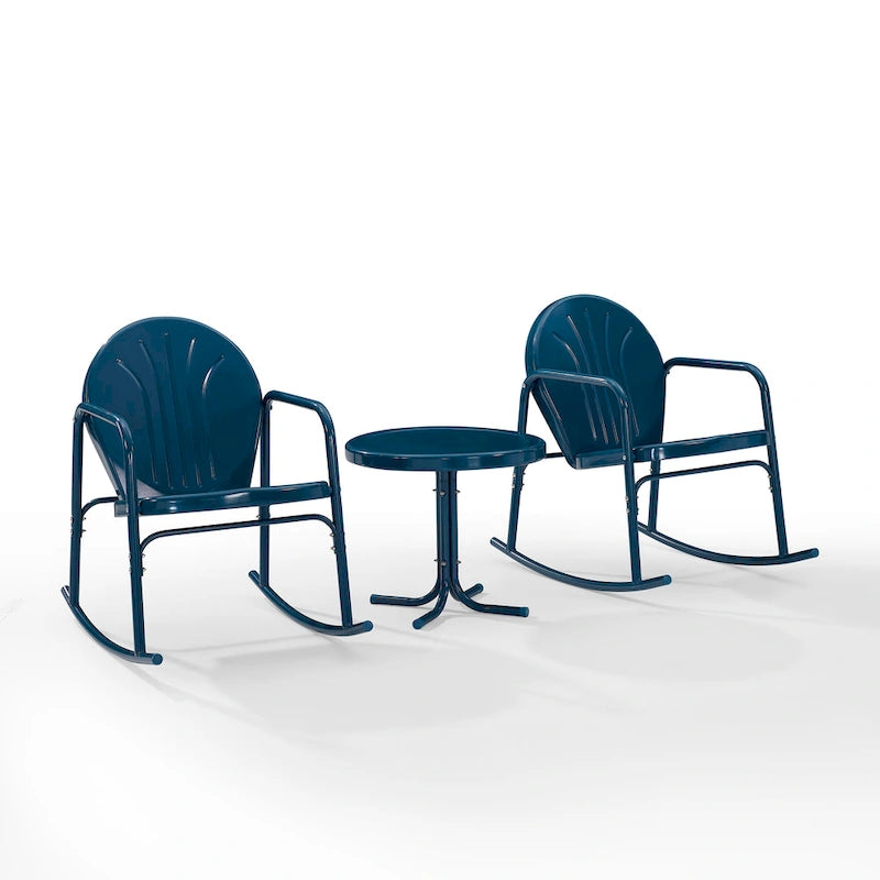Crosley Griffith Ensemble de 3 fauteuils à bascule d'extérieur - 79 L x 33,13 P x 32,25 H