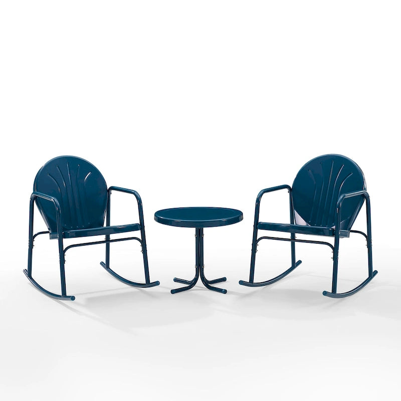 Crosley Griffith Ensemble de 3 fauteuils à bascule d'extérieur - 79 L x 33,13 P x 32,25 H