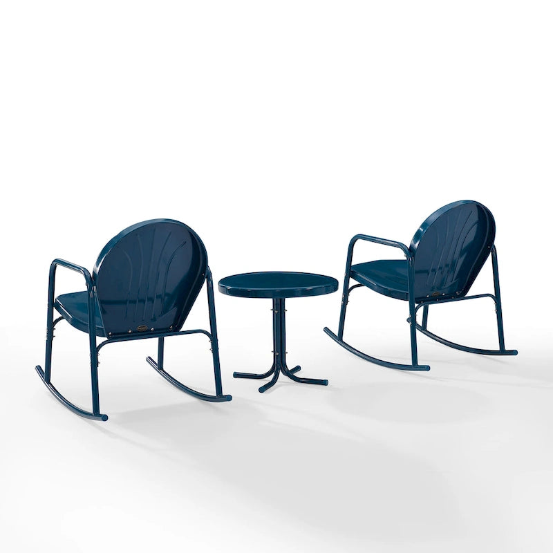 Crosley Griffith Ensemble de 3 fauteuils à bascule d'extérieur - 79 L x 33,13 P x 32,25 H