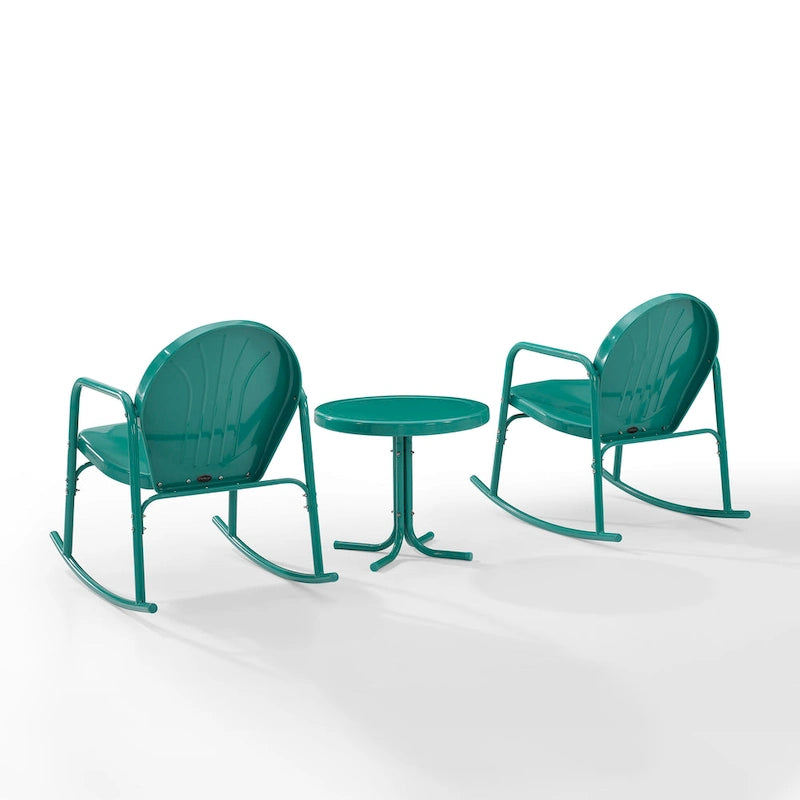 Crosley Griffith Ensemble de 3 fauteuils à bascule d'extérieur - 79 L x 33,13 P x 32,25 H