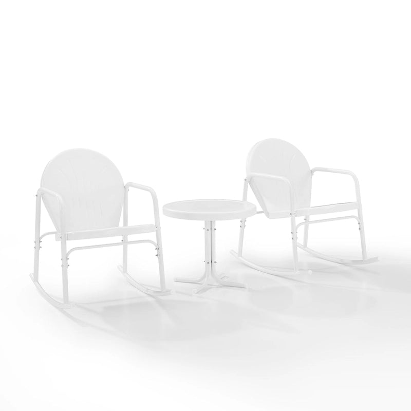 Crosley Griffith Ensemble de 3 fauteuils à bascule d'extérieur - 79 L x 33,13 P x 32,25 H