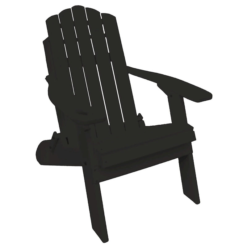 Chaise Adirondack pliante en poly-bois de la collection Country Classics
