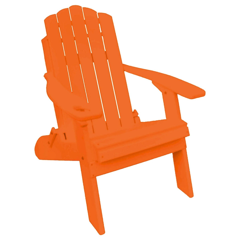 Chaise Adirondack pliante en poly-bois de la collection Country Classics