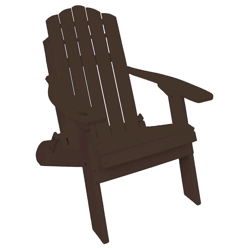 Chaise Adirondack pliante en poly-bois de la collection Country Classics