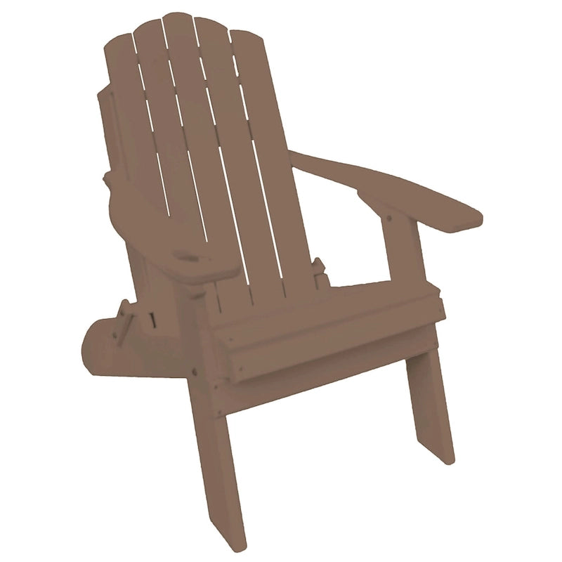 Chaise Adirondack pliante en poly-bois de la collection Country Classics