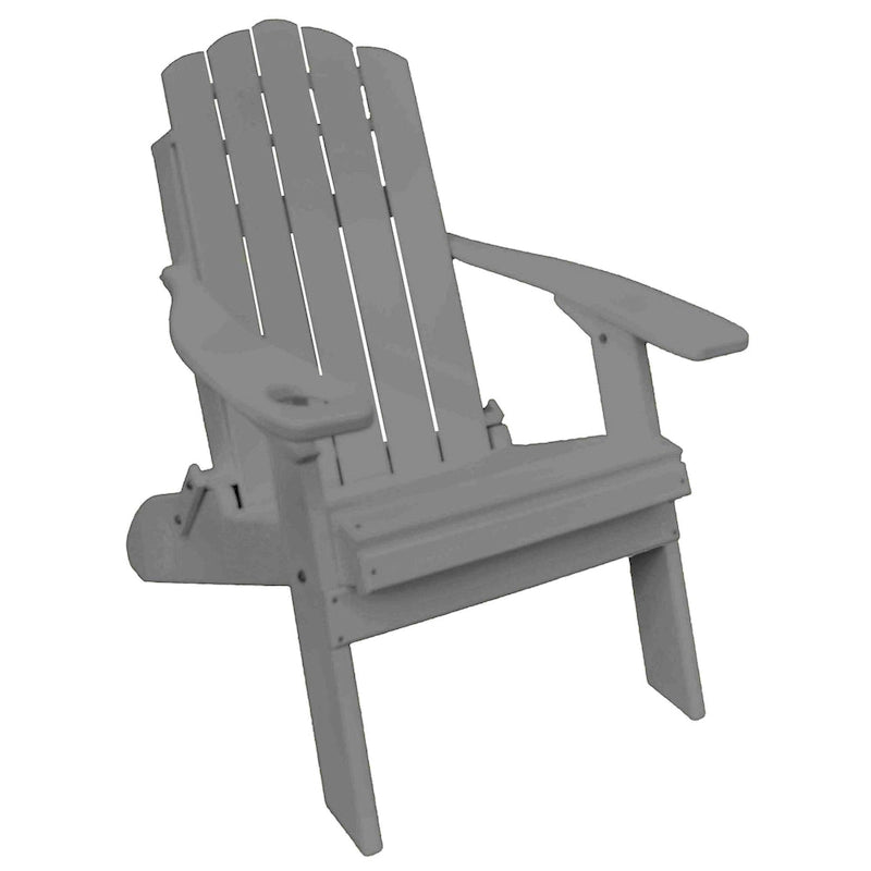 Chaise Adirondack pliante en poly-bois de la collection Country Classics