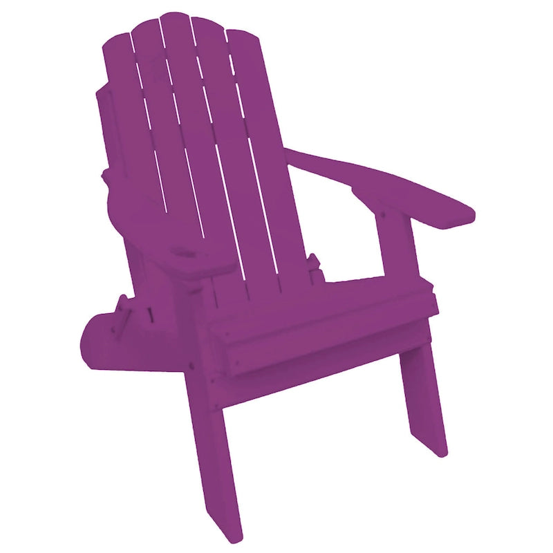 Chaise Adirondack pliante en poly-bois de la collection Country Classics