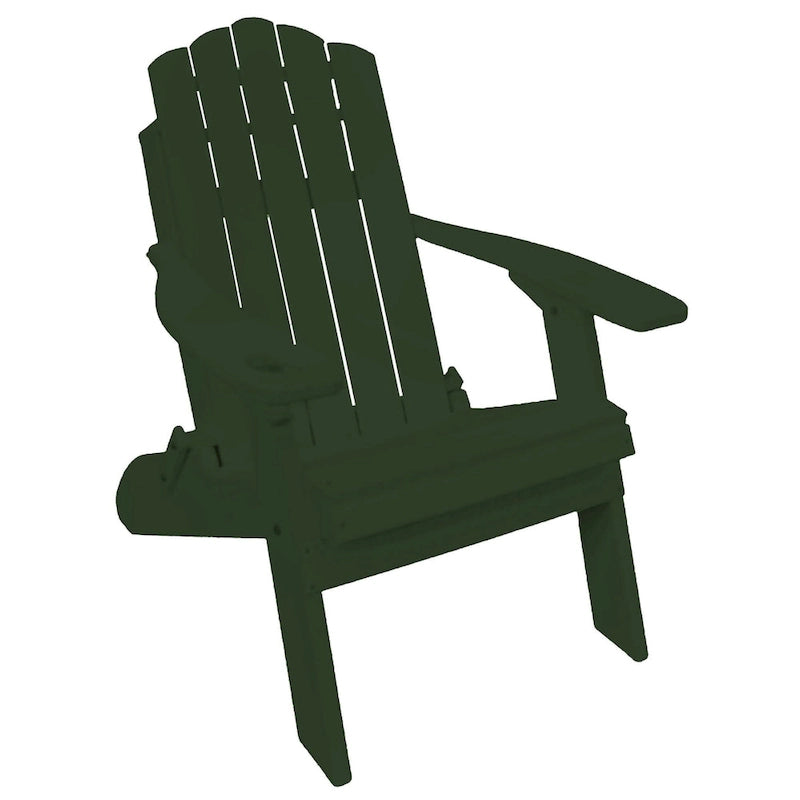 Chaise Adirondack pliante en poly-bois de la collection Country Classics