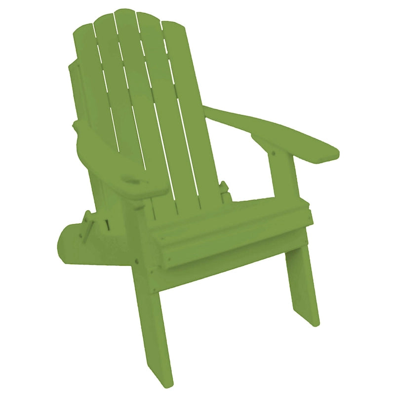 Chaise Adirondack pliante en poly-bois de la collection Country Classics