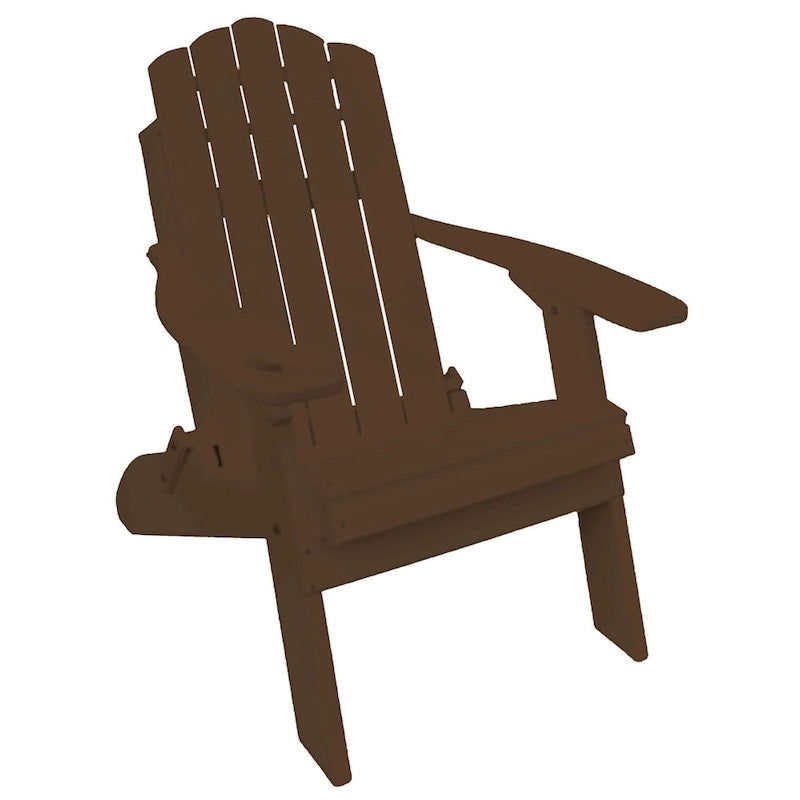 Chaise Adirondack pliante en poly-bois de la collection Country Classics
