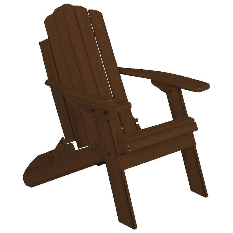 Chaise Adirondack pliante en poly-bois de la collection Country Classics