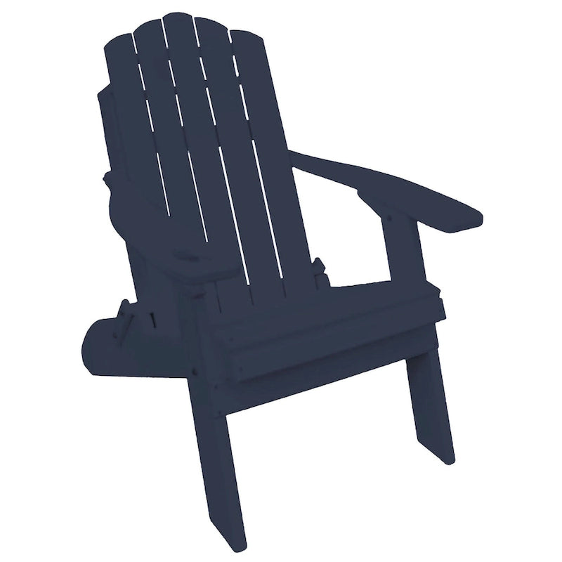Chaise Adirondack pliante en poly-bois de la collection Country Classics