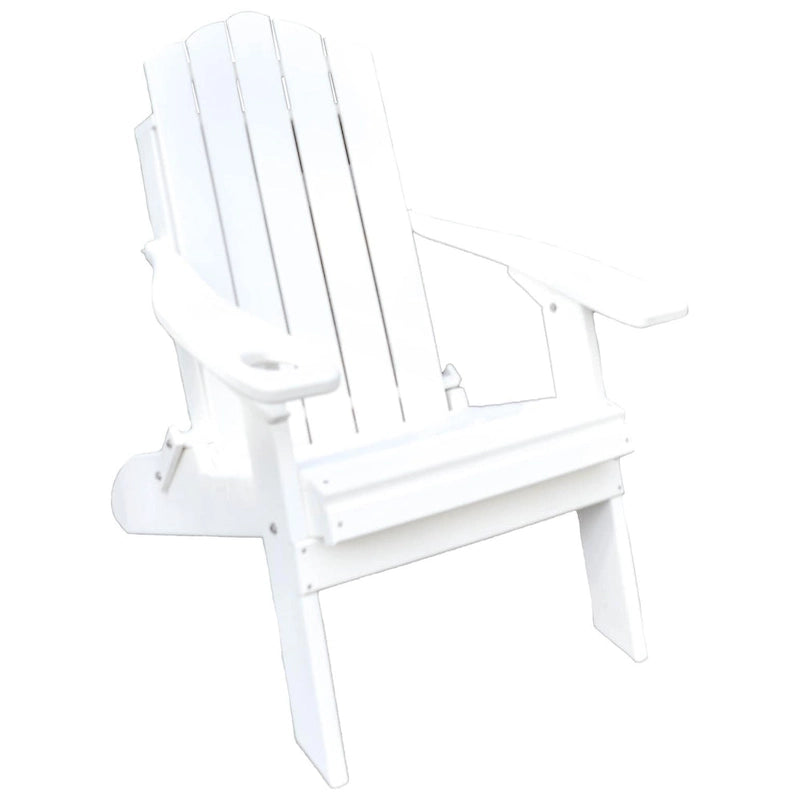 Chaise Adirondack pliante en poly-bois de la collection Country Classics