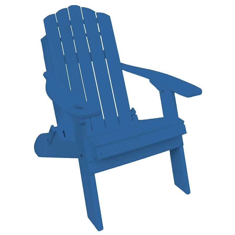 Chaise Adirondack pliante en poly-bois de la collection Country Classics