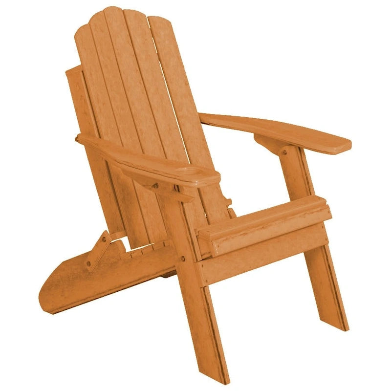 Chaise Adirondack pliante en poly-bois de la collection Country Classics