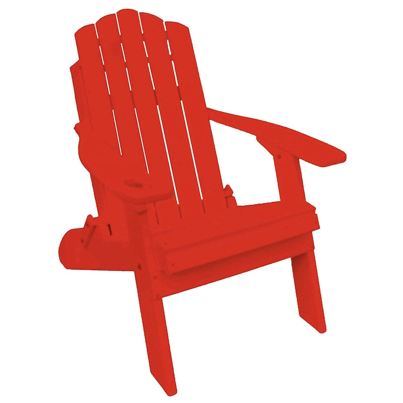 Chaise Adirondack pliante en poly-bois de la collection Country Classics