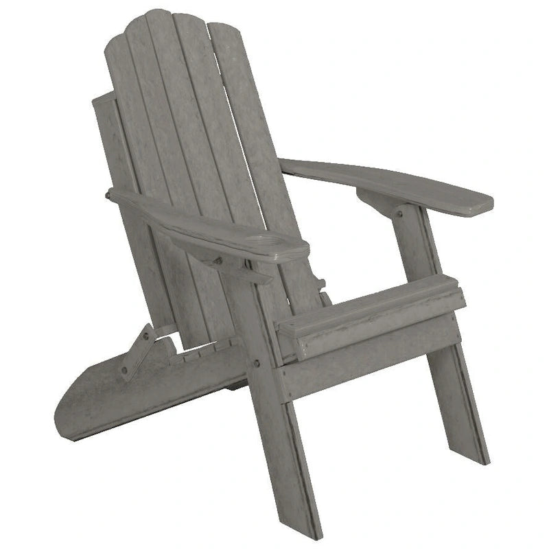 Chaise Adirondack pliante en poly-bois de la collection Country Classics