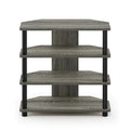 Furinno Turn-N-Tube Easy Assembly 4-Tier Petite TV Stand