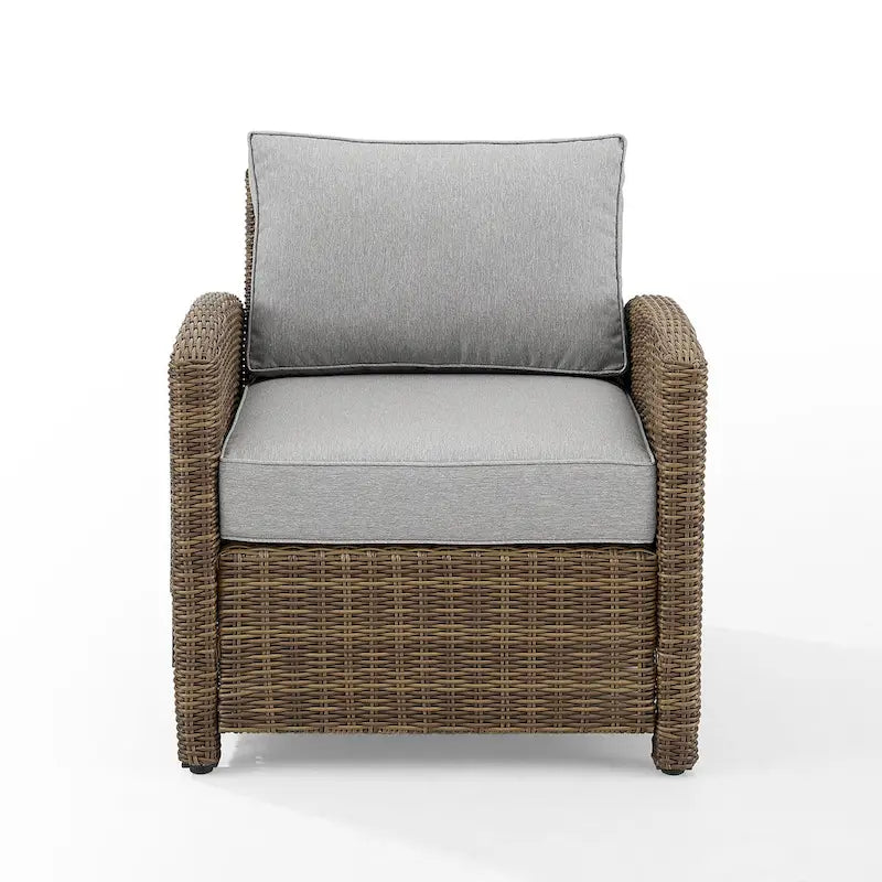 Fauteuil d'extérieur en osier Bradenton de Crosley – 30,5 l x 35 P x 32,5 H