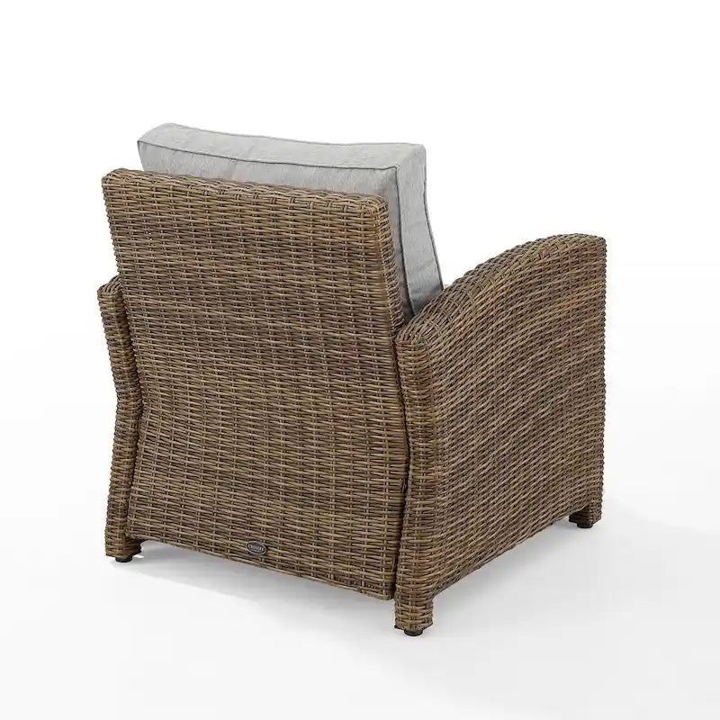 Fauteuil d'extérieur en osier Bradenton de Crosley – 30,5 l x 35 P x 32,5 H