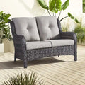 Gymojoy Outdoor Furniture Patio Sofa Loveseat Rattan Sofa Garden Sofa
