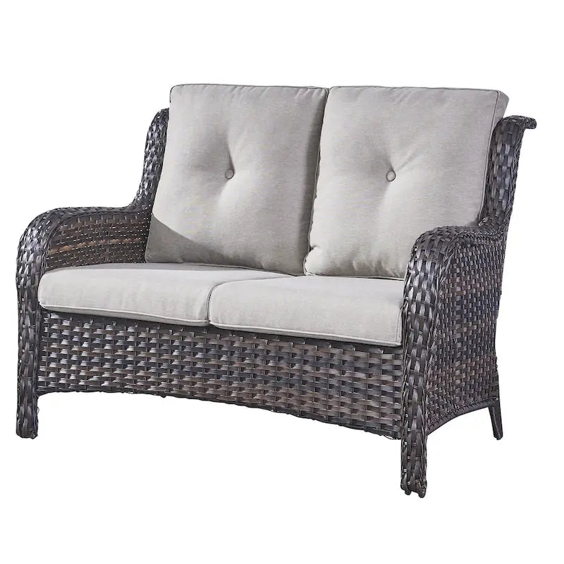 Gymojoy Outdoor Furniture Patio Sofa Loveseat Rattan Sofa Garden Sofa
