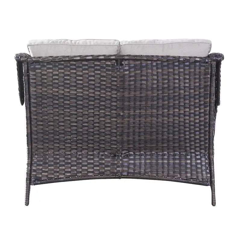 Gymojoy Outdoor Furniture Patio Sofa Loveseat Rattan Sofa Garden Sofa