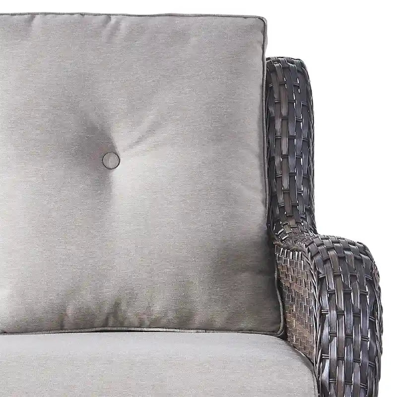 Gymojoy Outdoor Furniture Patio Sofa Loveseat Rattan Sofa Garden Sofa