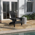 Chaise de jardin pliante Adirondack en résine polymère tout temps