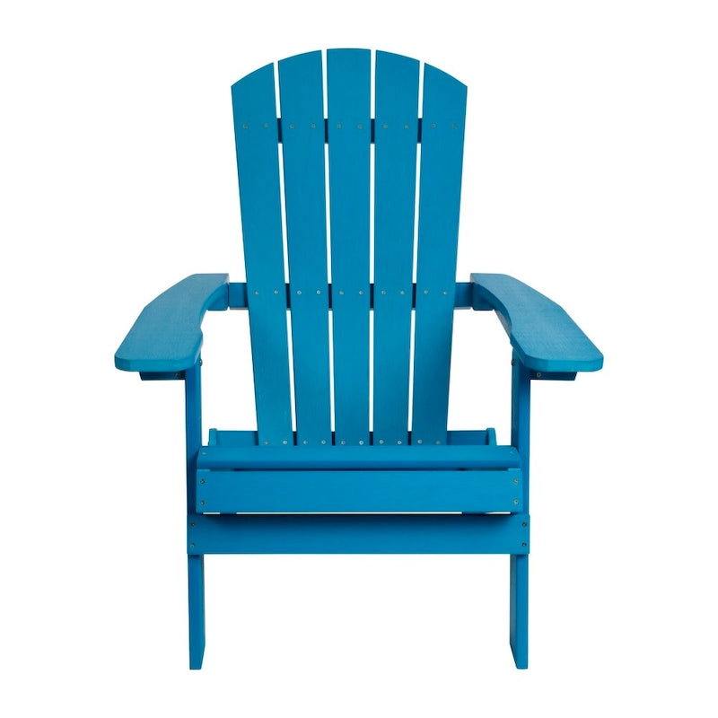 Chaise de jardin pliante Adirondack en résine polymère tout temps