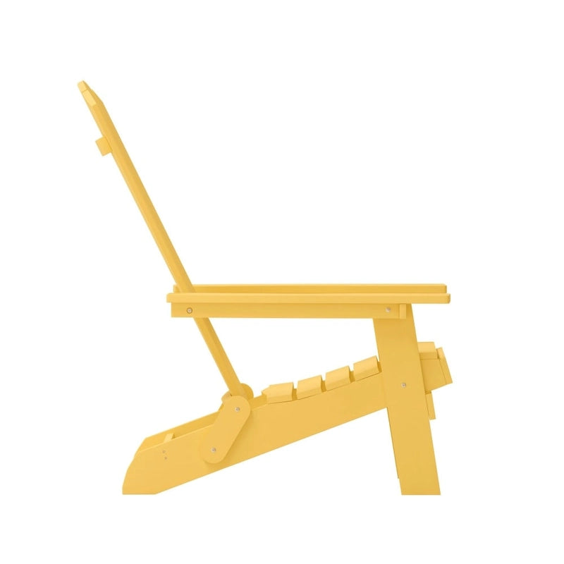 Chaise de jardin pliante Adirondack en résine polymère tout temps