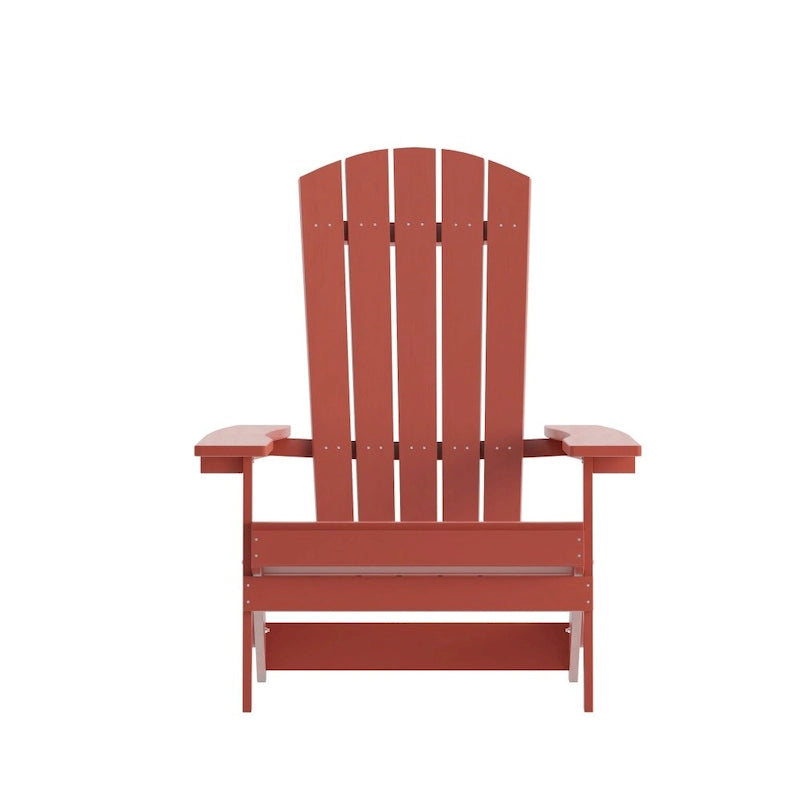 Chaise de jardin pliante Adirondack en résine polymère tout temps