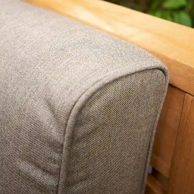 Ensemble de 3 pièces Logan Cambridge Casual en teck pour extérieur avec coussins Sunbrella