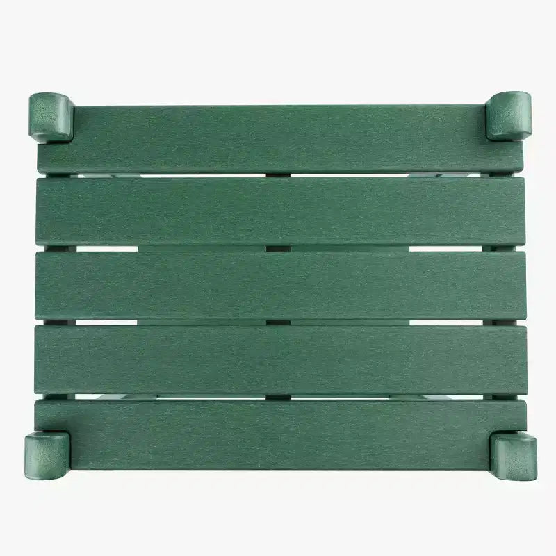 WestinTrends Malibu 36 All Weather HDPE Outdoor Patio Two Shelf Side Table