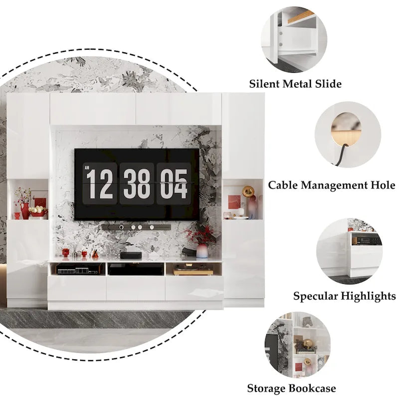 Meuble TV mural design - 94.5X78.7