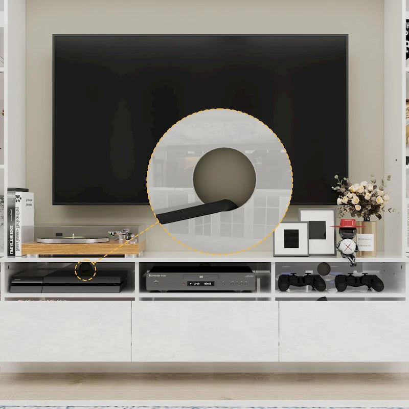 Meuble TV mural design - 94.5X78.7