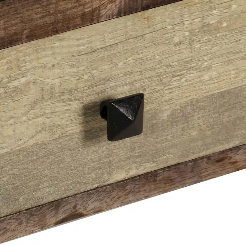 vidaXL Meuble TV 118x30x40 cm Bois de manguier massif