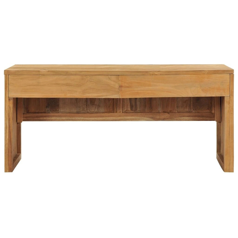vidaXL Meuble TV 100x35x45 cm Bois de teck massif