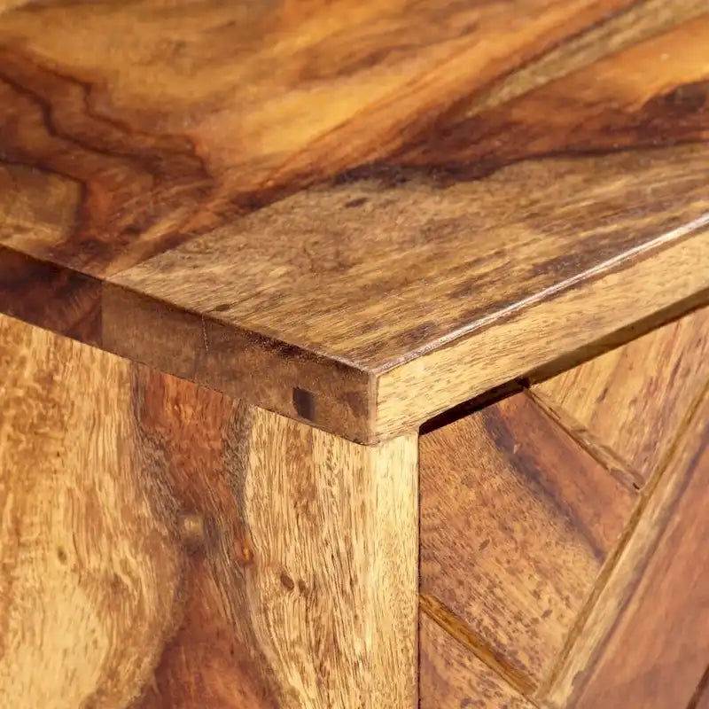 vidaXL Meuble TV 140x30x45 cm Bois de Sesham Massif