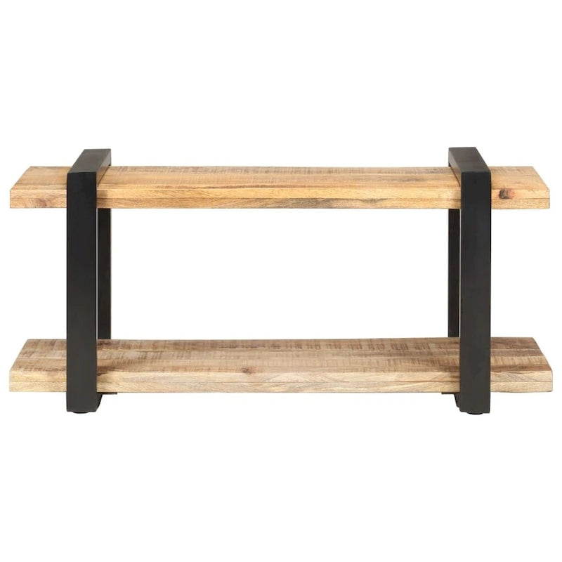 Meuble TV vidaXL 90x40x40 cm Bois de manguier brut
